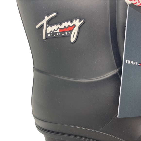 Tommy Hilfiger Rain Boots Tamar Women  Dark Blue 7M - Picture 8 of 11